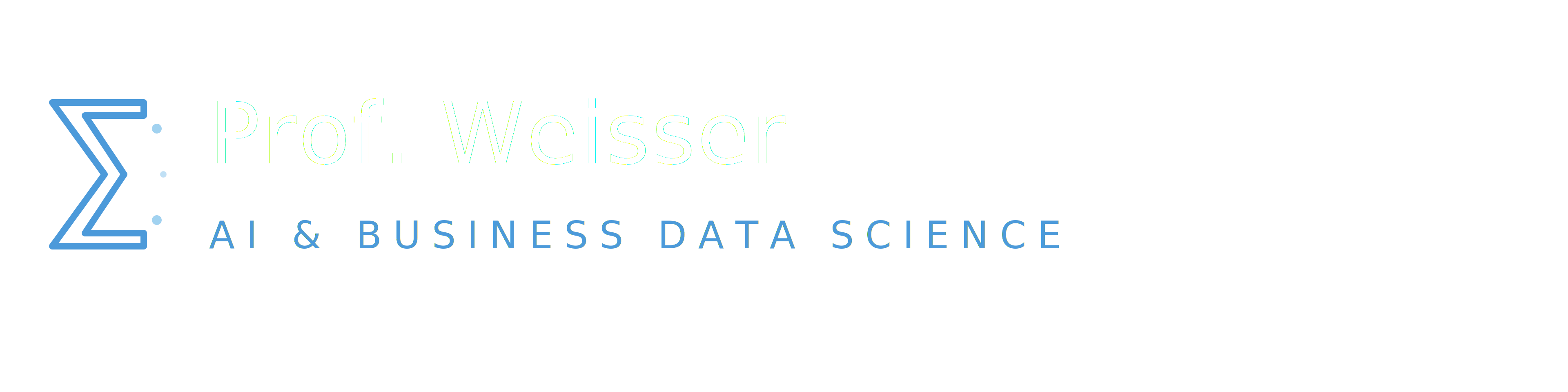 Prof. Weisser AI & Business Data Science Consulting